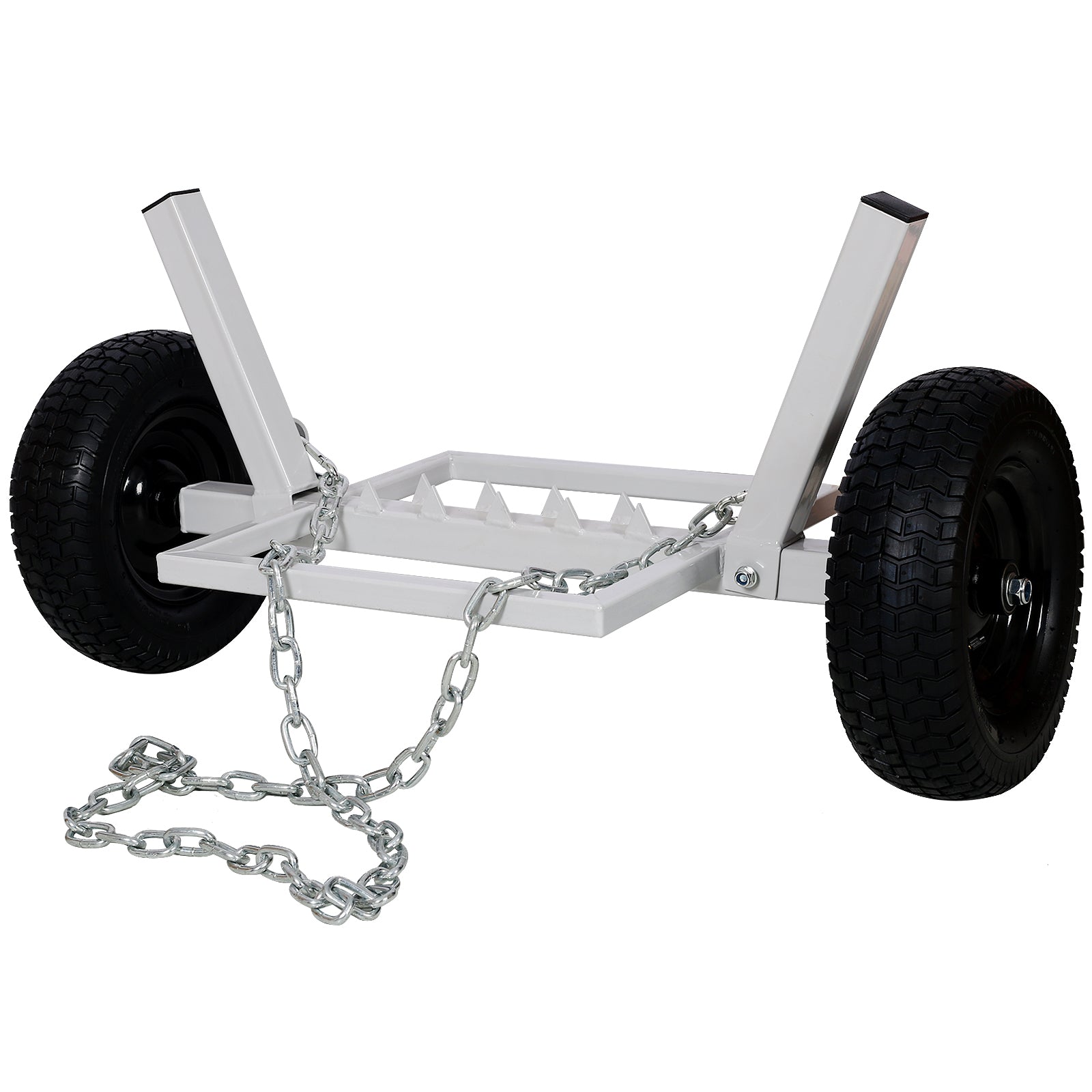 Heavy-Duty Log Dolly,log holder,white