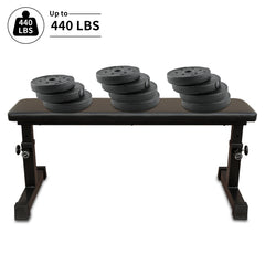 THE Flat Weight Bench for Strength Training W/ 5-Level Adjustable Height