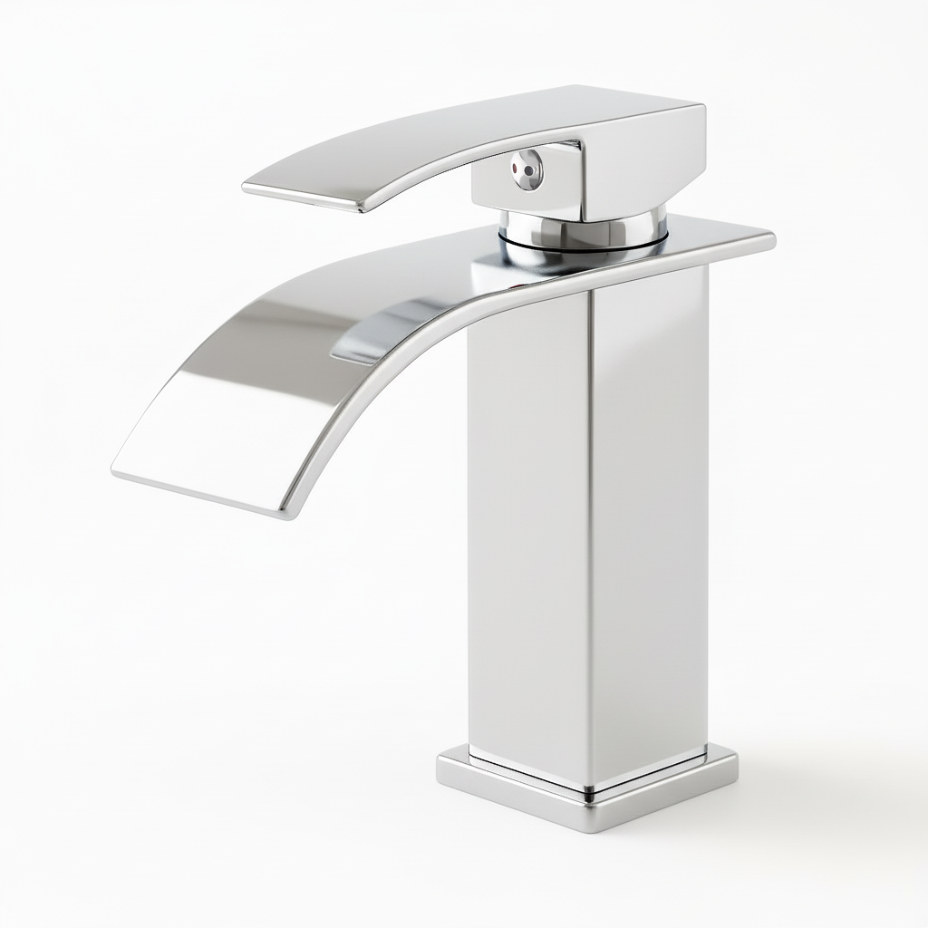 Single Handle Bathroom Faucet Lavatory Faucet Stainless Steel Single Hole-TP, Chrome