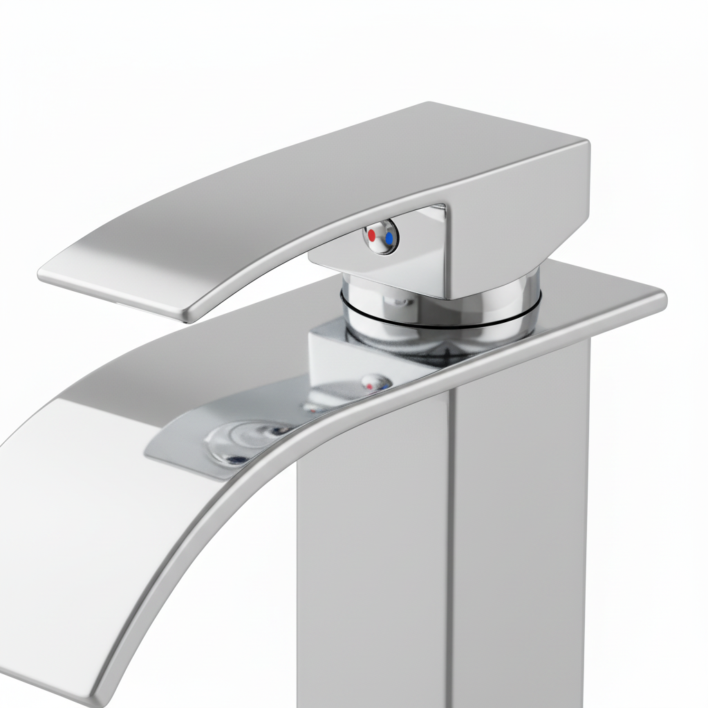 Single Handle Bathroom Faucet Lavatory Faucet Stainless Steel Single Hole-TP, Chrome