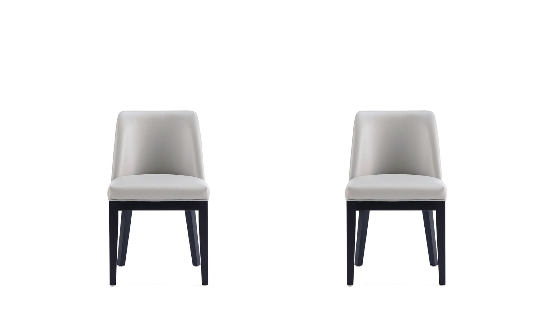 Dining Chair - Set of 2 in Light Gray
