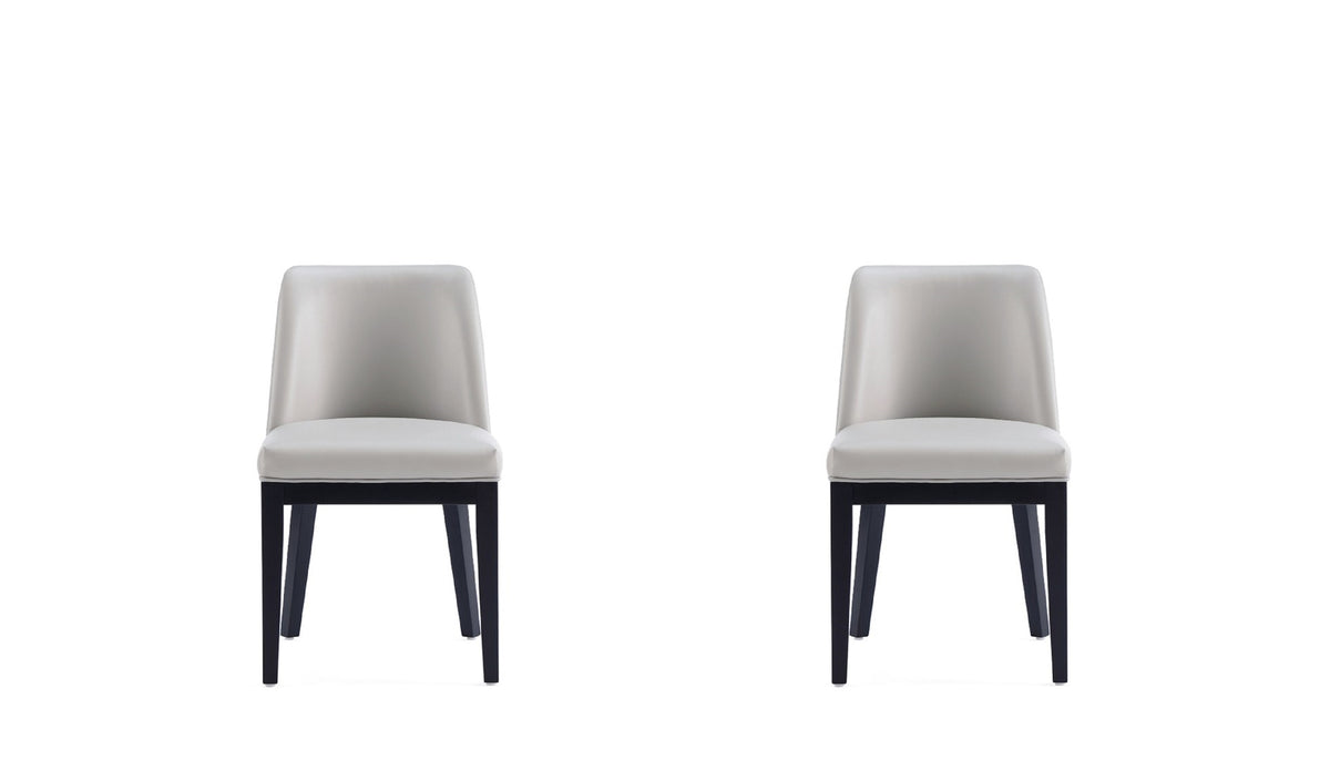 Dining Chair - Set of 2 in Light Gray