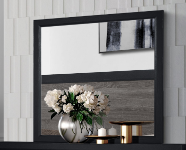 SOLUTO GREY AND BLACK MIRROR