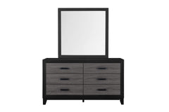 SOLUTO GREY AND BLACK MIRROR