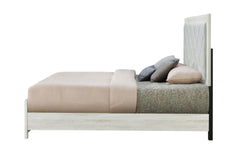Jehoram Beige Linen & Beige Queen Bed