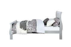 Louis Philippe Platinum Finish E. King Bed