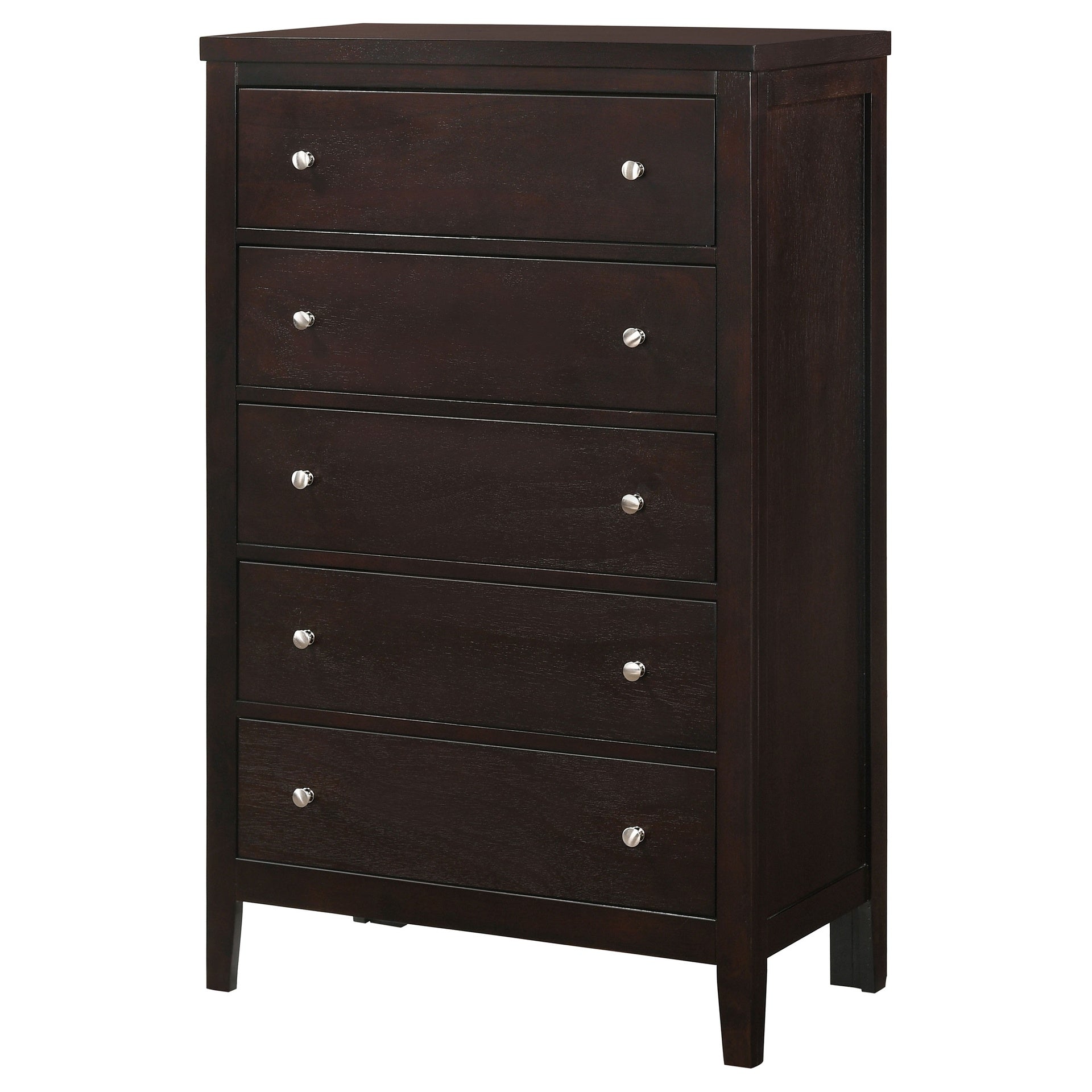 Payton Warm Brown 5-Drawer Chest