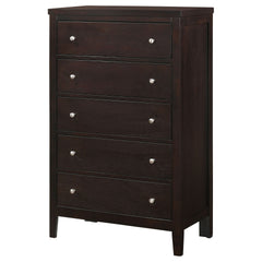 Payton Warm Brown 5-Drawer Chest