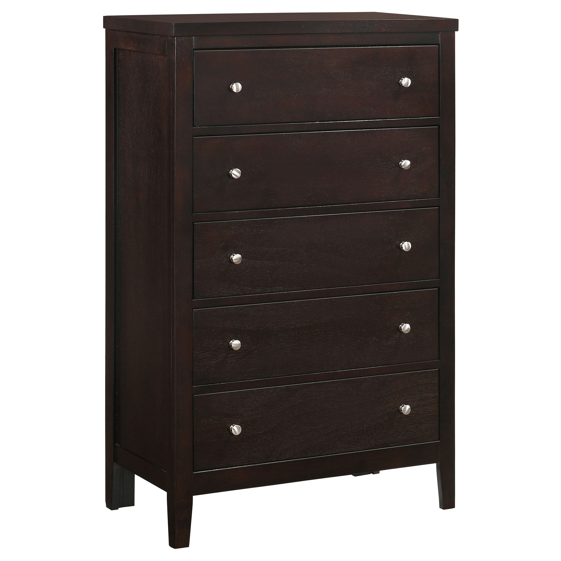Payton Warm Brown 5-Drawer Chest