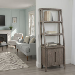 Avana Universal Bookshelf Pier, No Assembly Required, Smoky Greige Finish