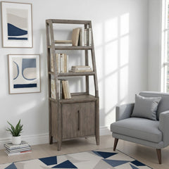 Avana Universal Bookshelf Pier, No Assembly Required, Smoky Greige Finish