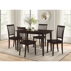 Stan Cappuccino 5-piece Dining Set
