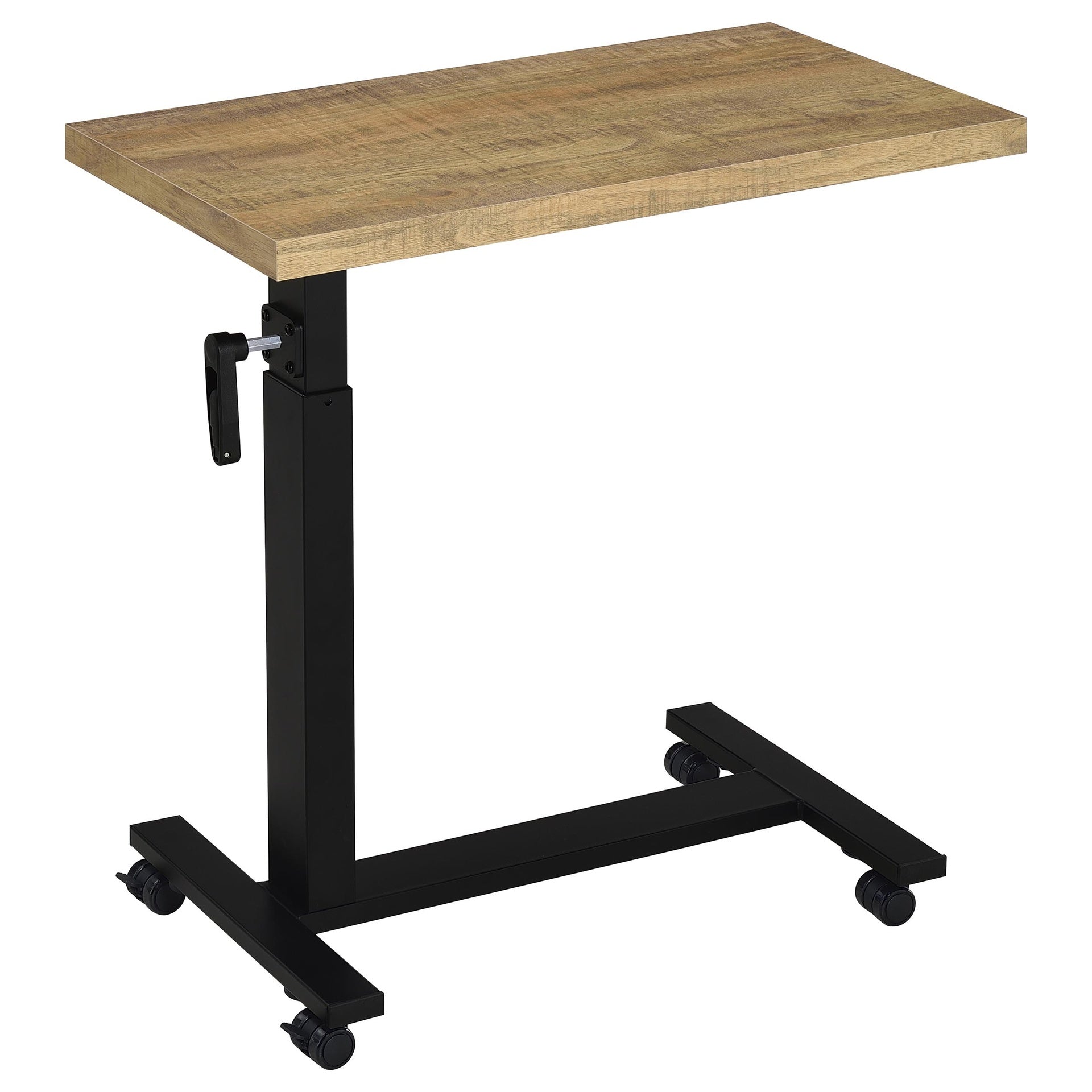 Geary Mango Height Adjustable Mobile Bedroom C-Table