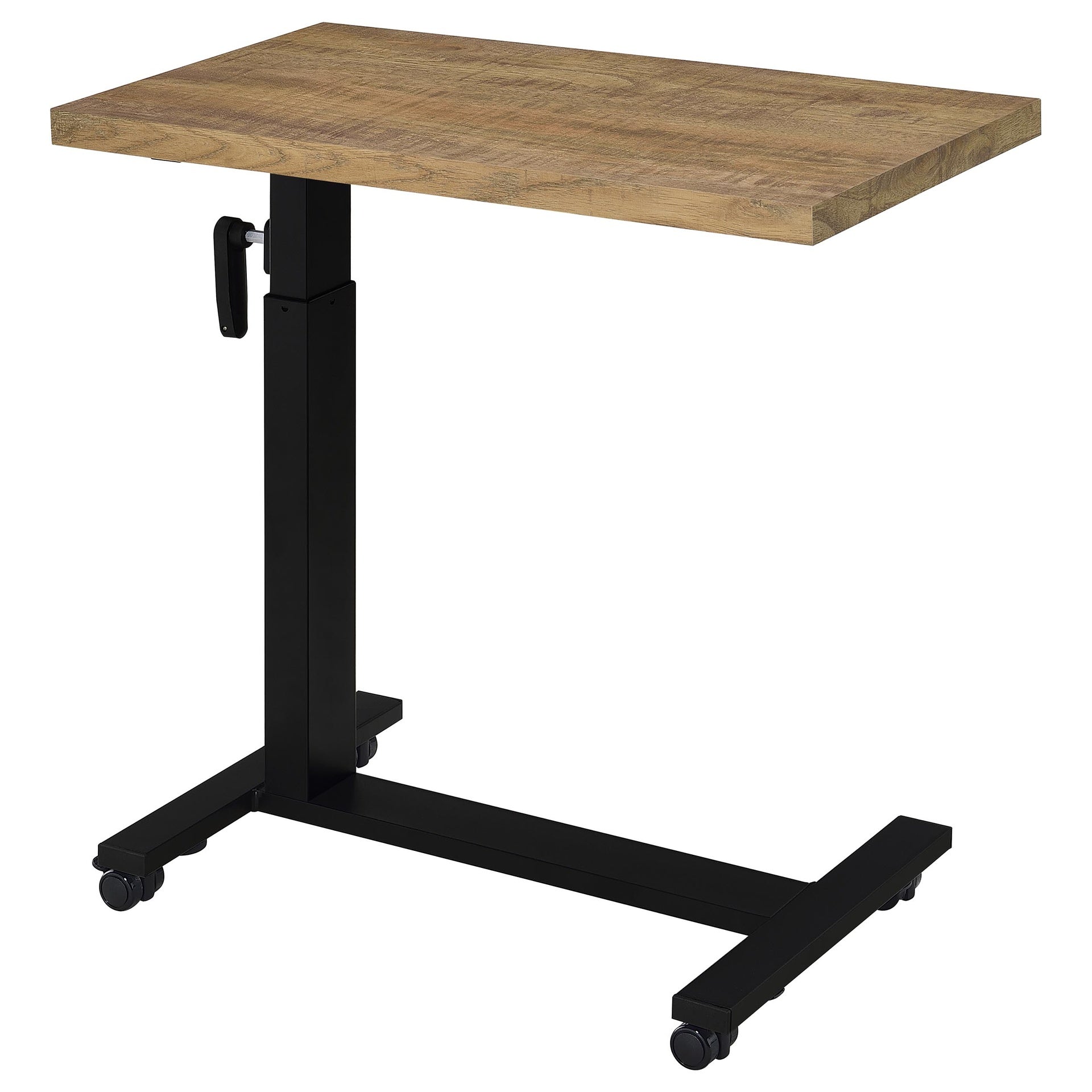 Geary Mango Height Adjustable Mobile Bedroom C-Table