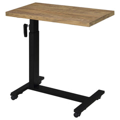 Geary Mango Height Adjustable Mobile Bedroom C-Table