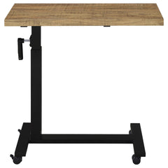 Geary Mango Height Adjustable Mobile Bedroom C-Table
