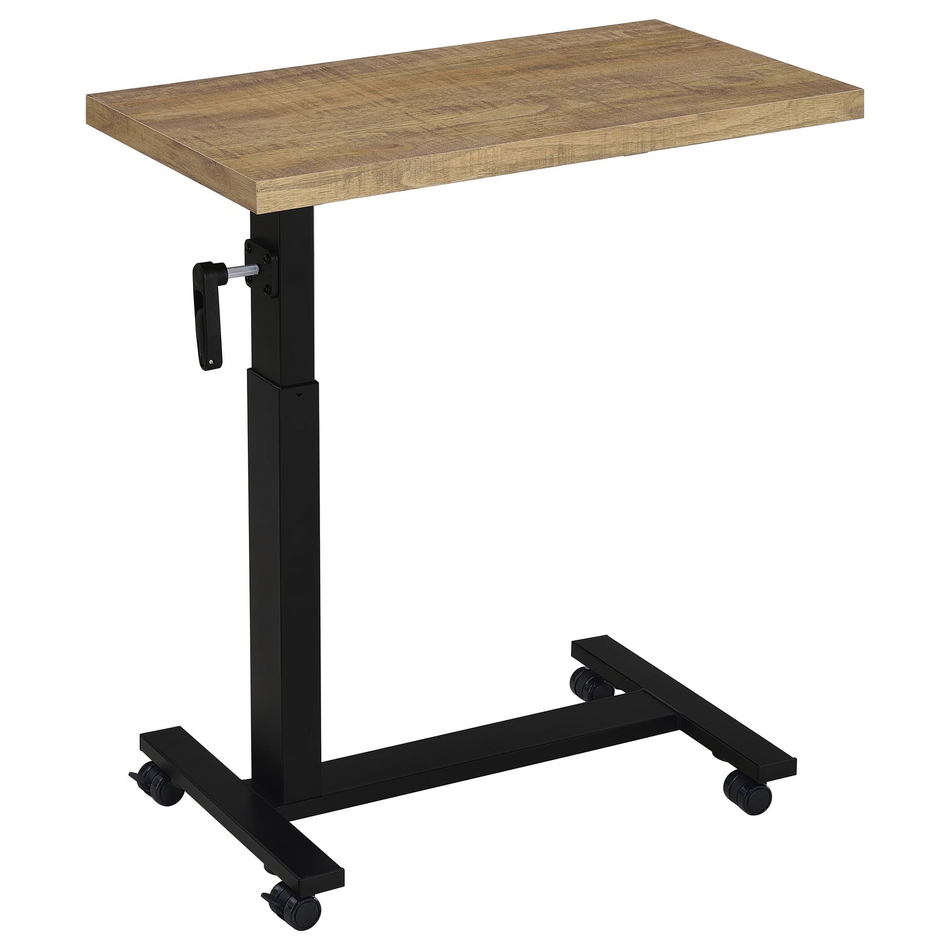 Geary Mango Height Adjustable Mobile Bedroom C-Table