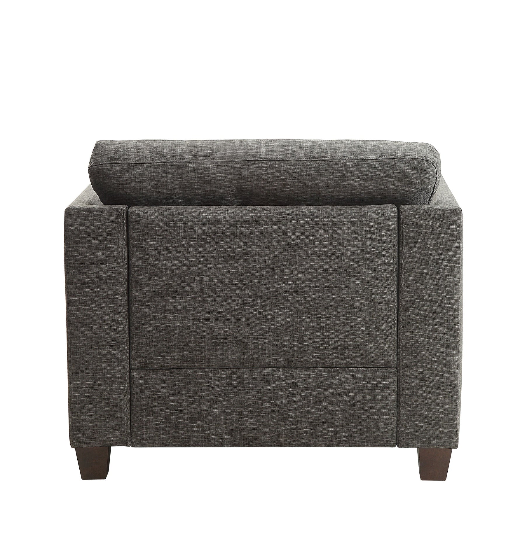Laurissa Light Charcoal Linen Chair W/3 Pillows
