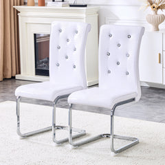 Set of 4,Retro alligator skin Upholstered dining chairs,with Crystal buckle design and Faux Leather design,a touch of elegance and mystery to the dining area,Electroplated metal bow leg