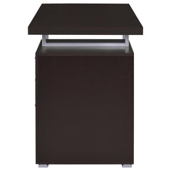 Cappuccino 3-drawer Reversible Office Desk