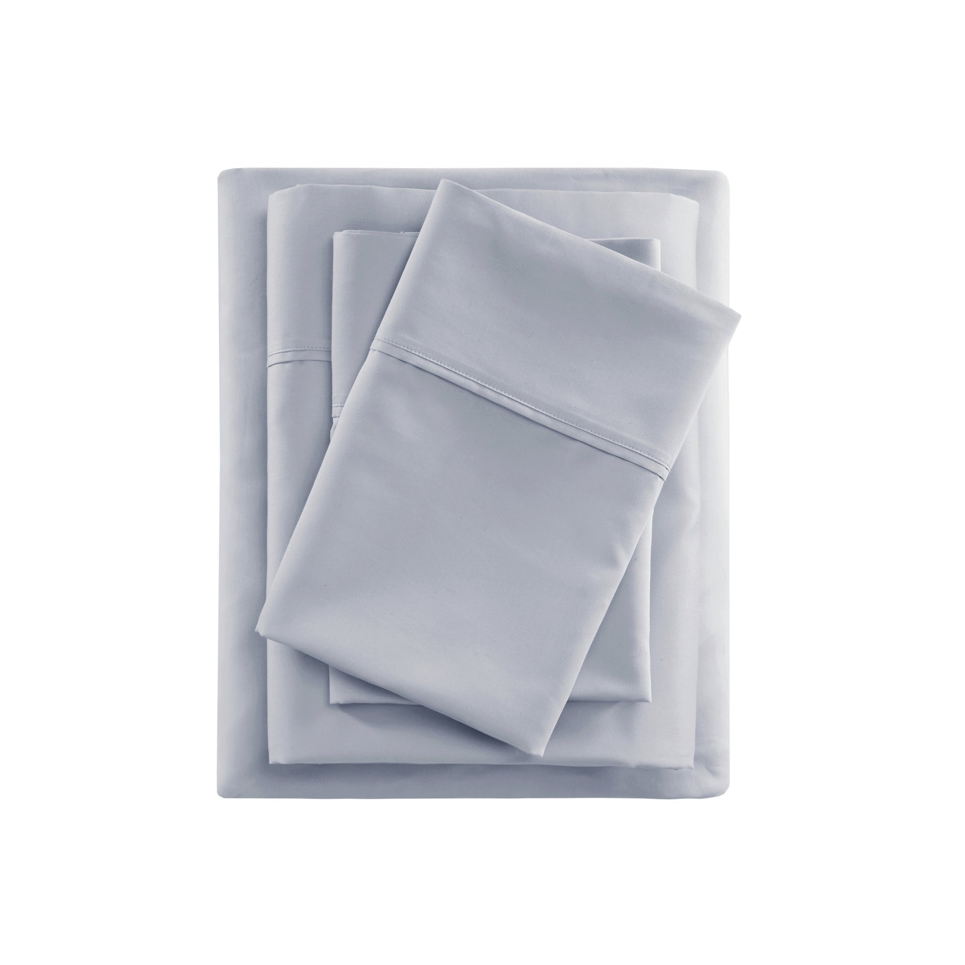 4-Piece Full Cooling Cotton Blend Sheet Set, Blue
