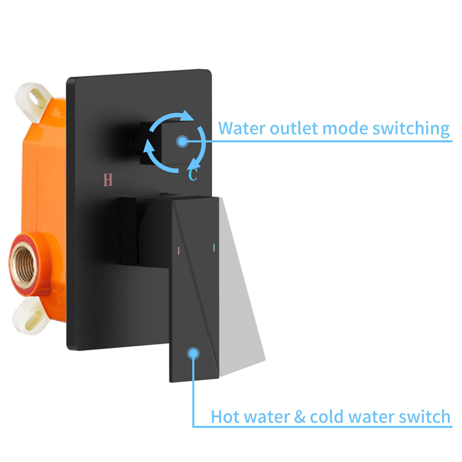 Rain Shower System Brushed Nickel Tub Shower Faucet Set 10 Inch Square Rainfall Shower Head with Handheld Sprayer and Waterfall Tub Spout Pressure Balance Rough-in Valve Shower Mixer Combo