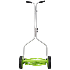 14in Push Lawn Mower, Push Reel Lawn Mower, Green Color