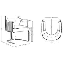 Dining Chair in Black
