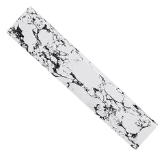 22-inch × 4-inch Bathroom Sink Side Splash, suitable for bathroom vanity sink top sizes, engineered marble stone side splash, Panda White.