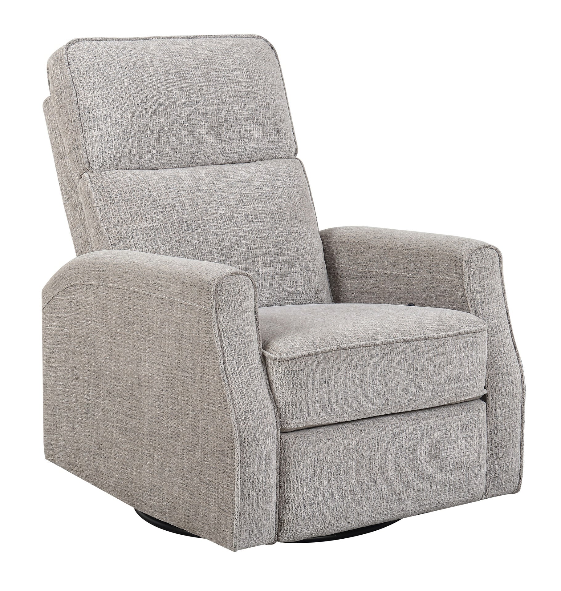 Tan Swivel Gliding Recliner