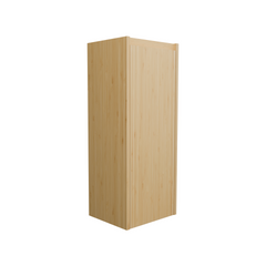 Bamboo side pressing process large capacity wall cabinet