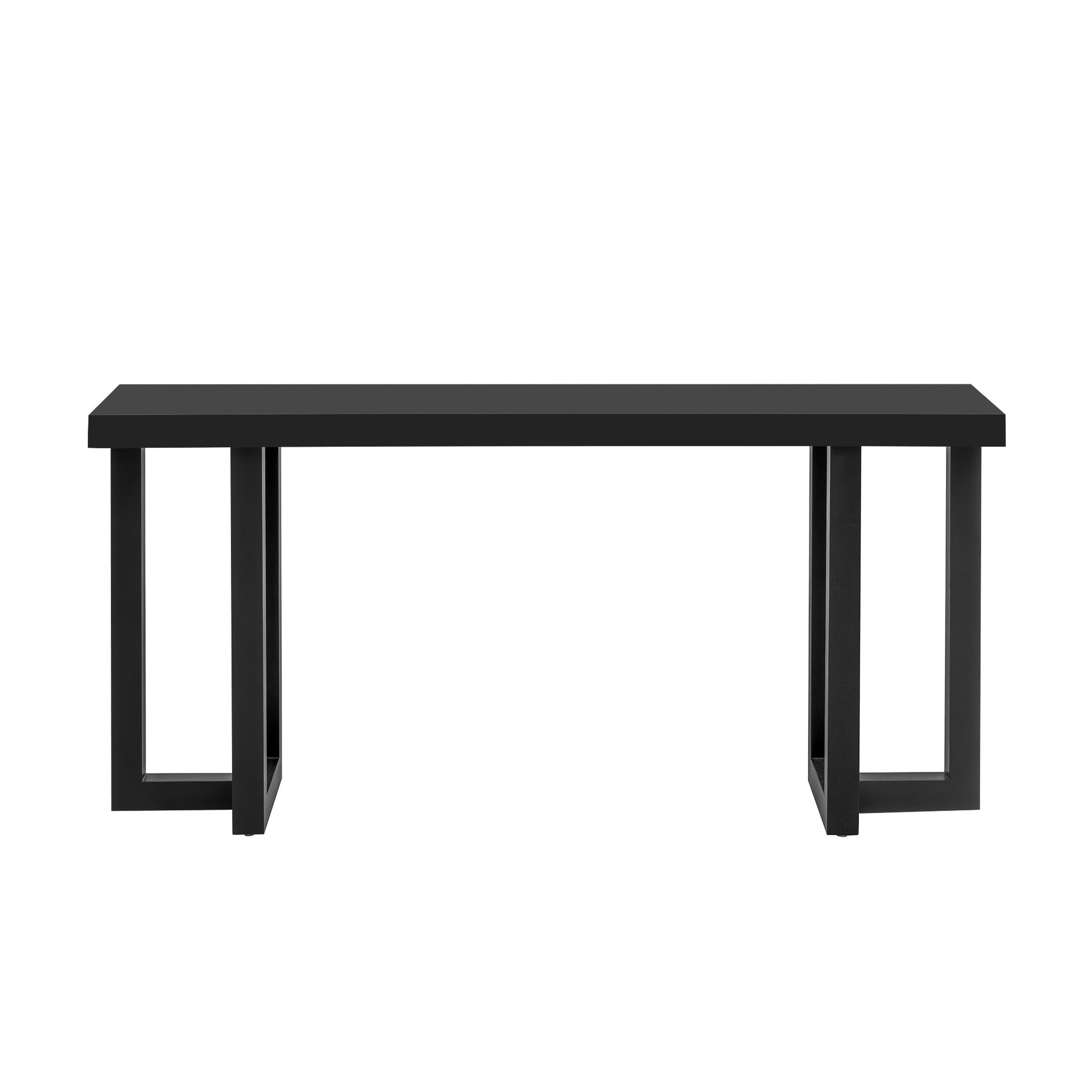 U_STYLE Geometric Design Console Table with Solid Pine Legs,Suitable for Entryway, Hallway, Living Room, Bedroom