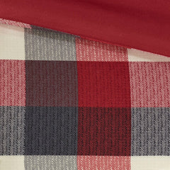 Full/Queen 6 Piece Herringbone Duvet Cover Set
