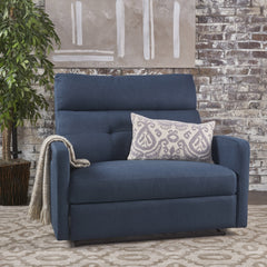 Reclining Loveseat, Leather Double Recliner Sofa, Wall Hugger Loveseat Recliner for Living Room, RV, Home