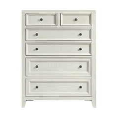 Gypsum Whitewash 6-Drawer Chest