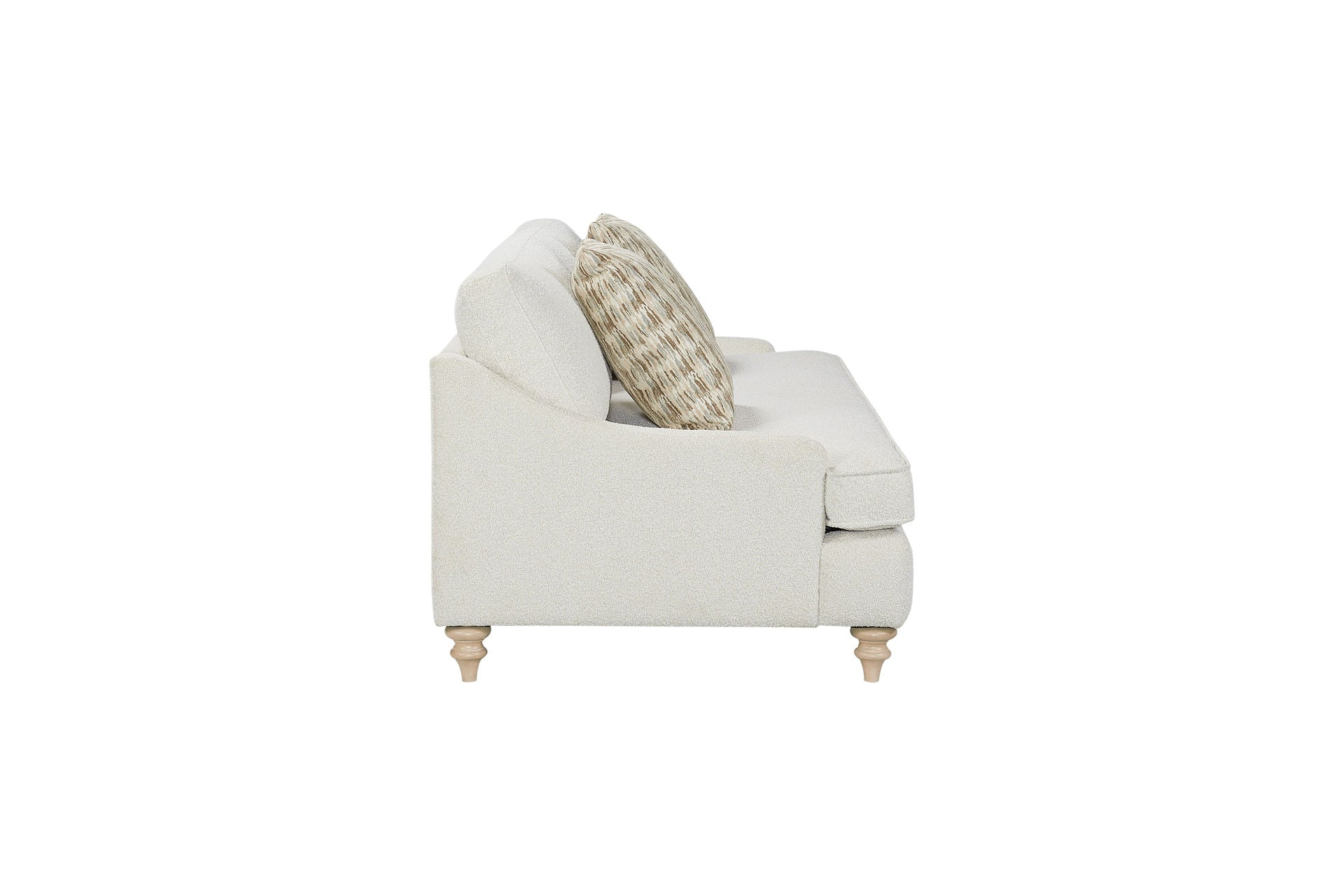 Sofa Single Reverable Cushion with 2 Pillows