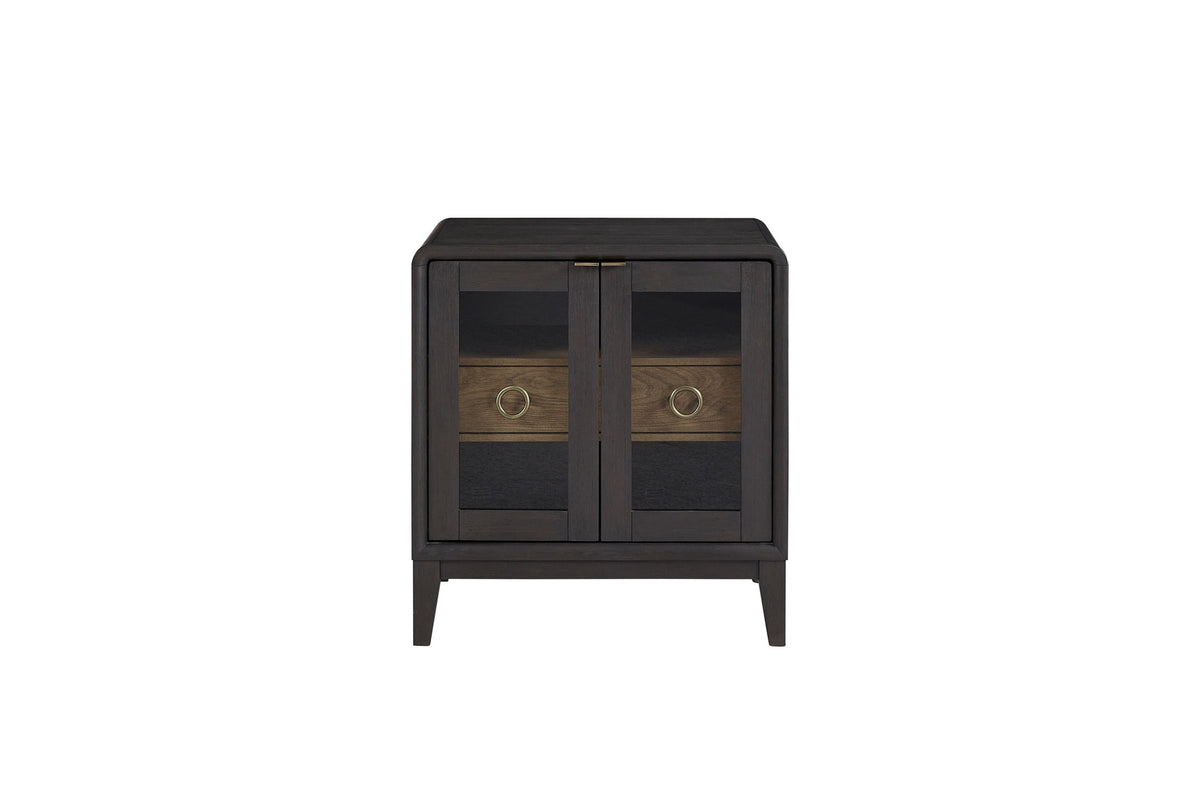 Glass Door Nightstand