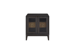 Glass Door Nightstand