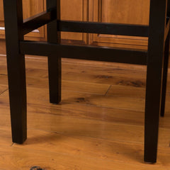 30-inch Backless ivory Faux Leather Counter Stool (Set of 2)