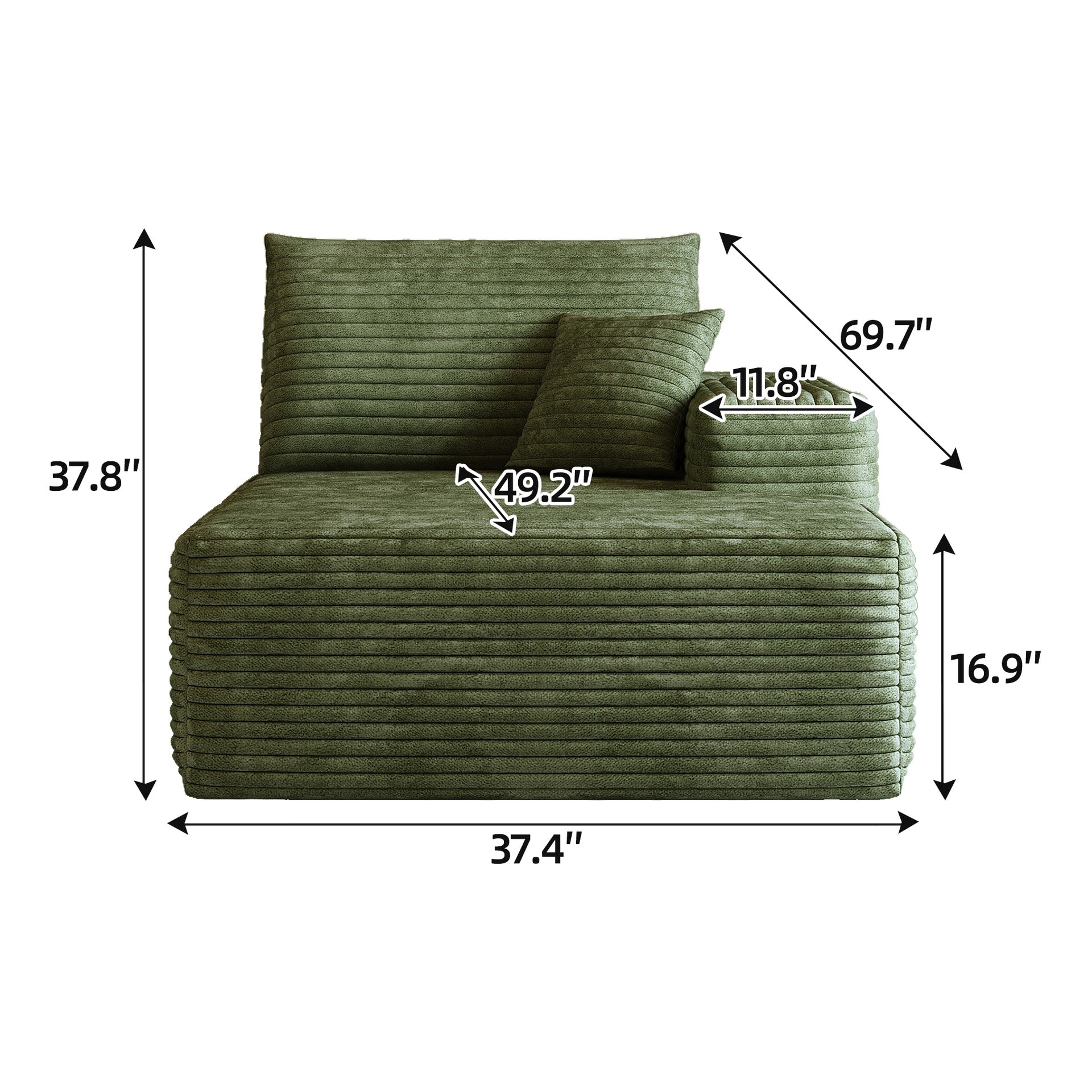 Y119-L-SLEEPER-GREEN left sleeper green