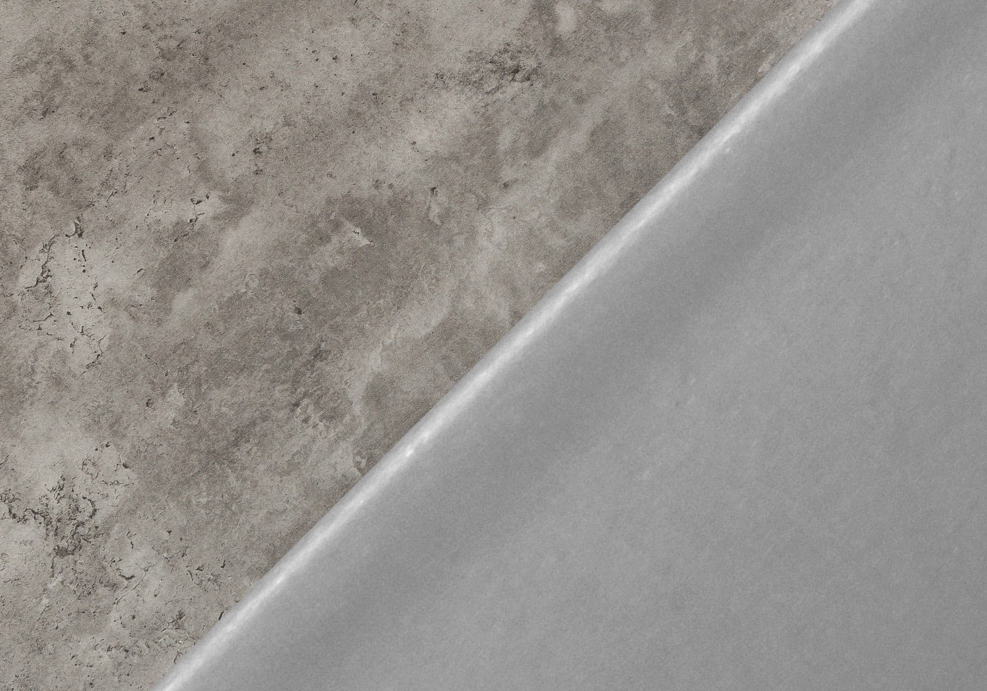 Computer Desk, Home Office, Laptop, 48"l, Work, Grey Concrete Laminate, Grey Metal, Contemporary, Modern