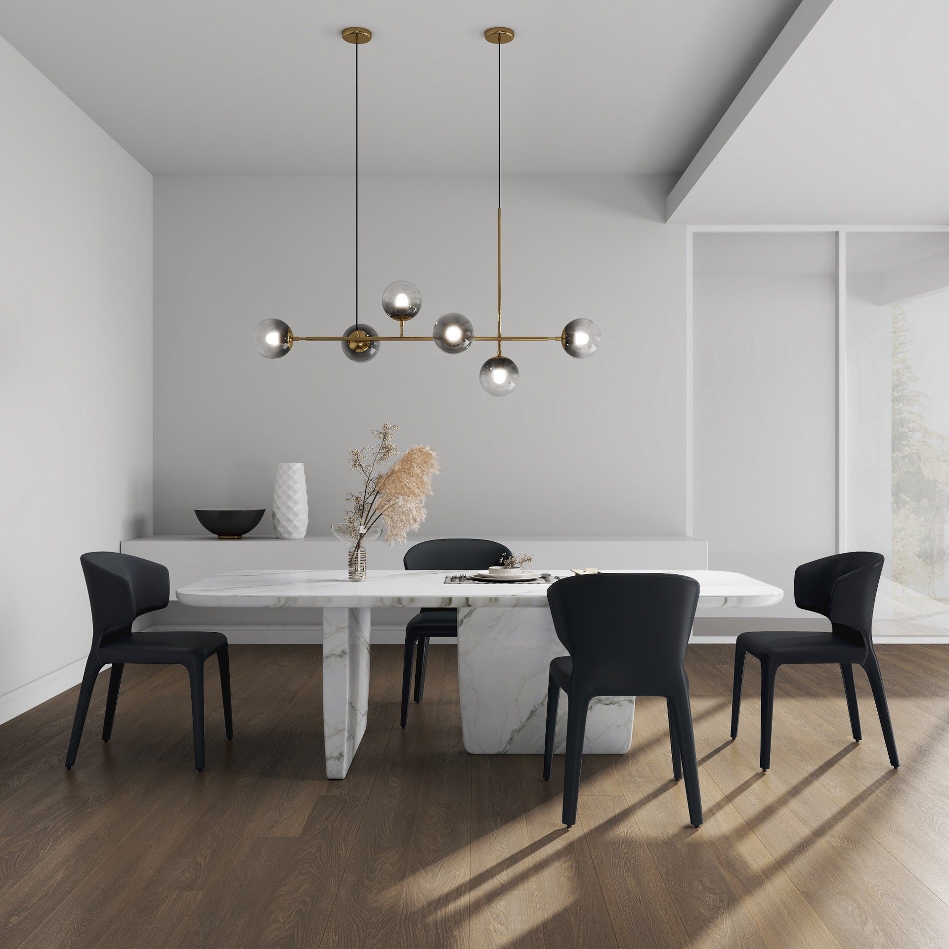 Dining Chair - Set of 2 in Black