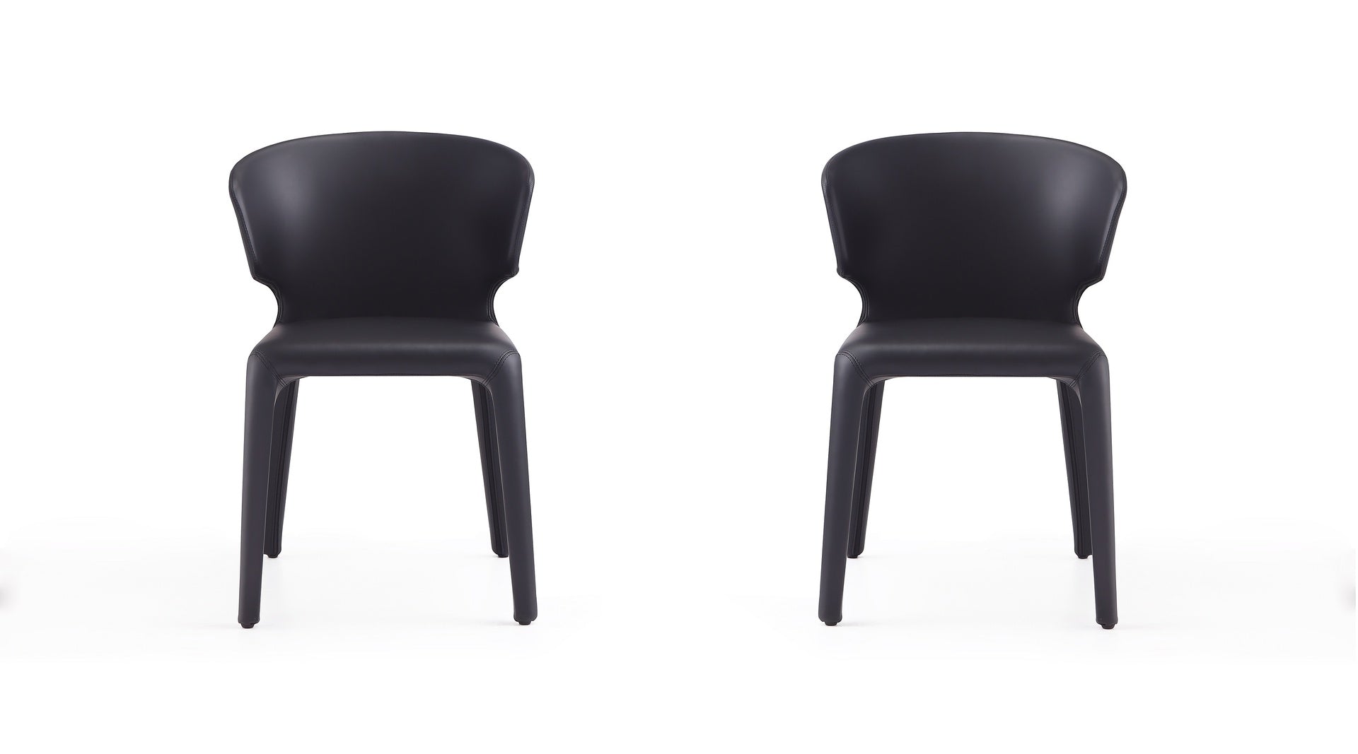 Dining Chair - Set of 2 in Black