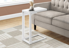 Accent Table, C-shaped, End, Side, Snack, Living Room, Bedroom, Contemporary, Modern