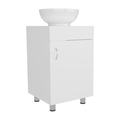 Bathroom Vanity with Sink, 1 Door, 4 Legs