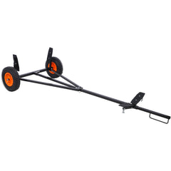 Boat Trailer Dolly, 420lbs Load Capacity, Carbon Steel Trailer Mover with 96''-116'' Adjustable Length, for Moving Kayak Motorboat Fishing Boat (420LBS)