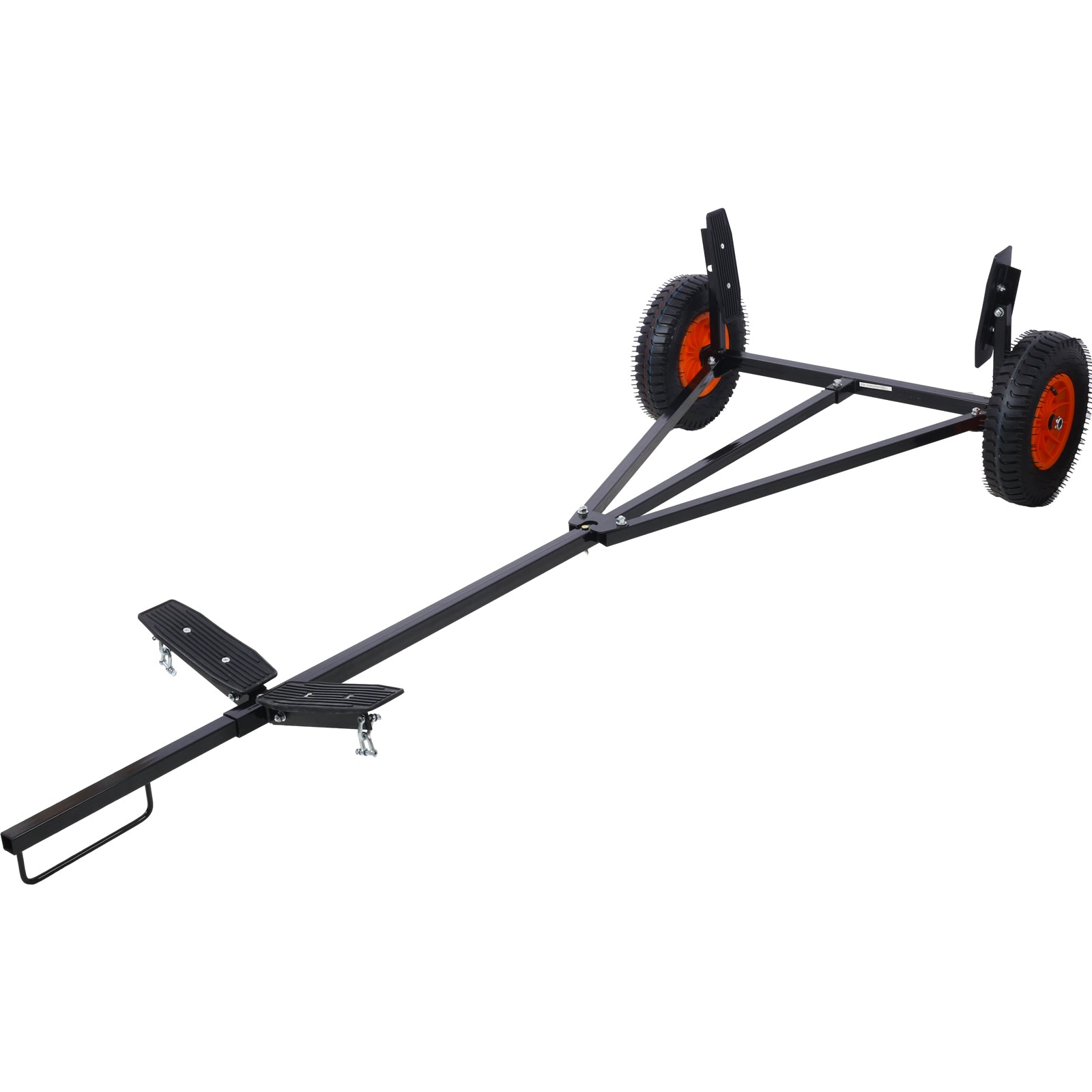 Boat Trailer Dolly, 420lbs Load Capacity, Carbon Steel Trailer Mover with 96''-116'' Adjustable Length, for Moving Kayak Motorboat Fishing Boat (420LBS)