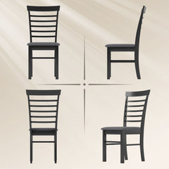 Upholstered Kitchen Chairs,Wooden Dining Chairs Set of 4