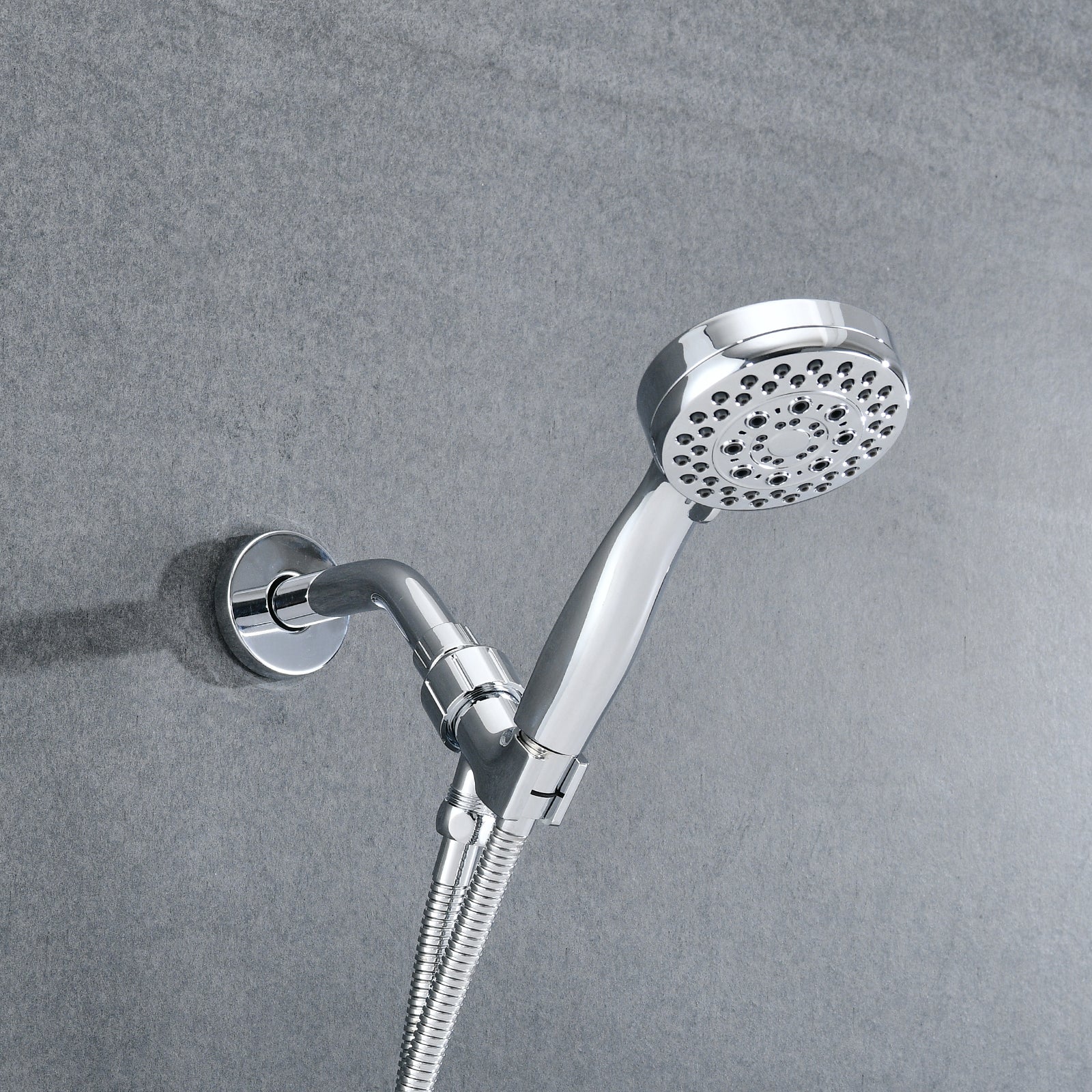 5 Mode Adjustable Settings Handheld Shower Head with Hose High Pressure Shower Heads