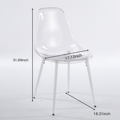 1+4,5pieces dining set, Table metal leg Mid-century Dining Table for 4-6 people With MDF Table Top, Pedestal Dining Table, End Table Leisure Coffee Table,white SET